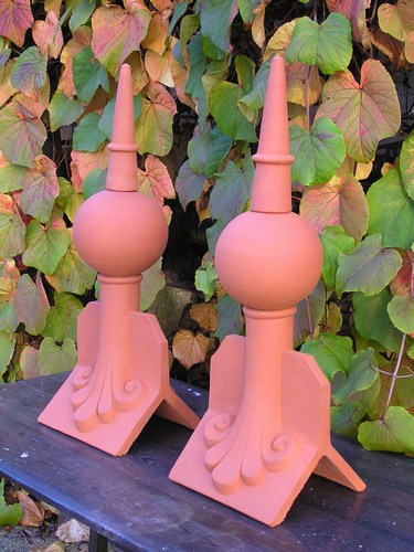 Roof finials and post finials