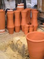 Flower pots for Sarah Raven