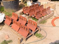 Pierced ridge tiles