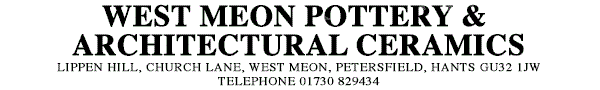 West Meon Pottery & Architectural Ceramics